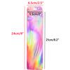100 Pack Holographic Bags Resealable Beadable Pen Packaging Bags for Small Business,Sealable Ziplock Baggies Beaded Pens Bags,Food Storage,Lip Gloss,Candy,Cosmetic,Jewelry for Gift 2.5x9" view 2
