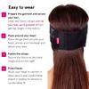 LIPOELASTIC PU 03 Unisex Post-Surgery Compression Ear Band, Self-Fastening Otoplasty Headband, Comforting Ear Bandage (Black, M) view 4