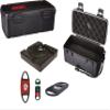 FESS Products F15 Gift Set Holds up to 15ct Travel Cigar Humidor Waterproof Holder Case with Cigar Ashtray 3 PC Cutter Combo Set (F15-Four Cigar Ceramic Ashtray Set) view 1