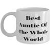 Aunt For, Best Auntie Of The Whole World, Joke Aunt 11oz 15oz Mug, Cup From Niece view 1