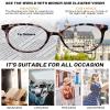 OCCI CHIARI Bifocal Reading Glasses with Clear Top,Blue Light Blocking Readers Women 1.0 1.5 2.0 2.5 3.0 3.5(100+ Demi) view 3