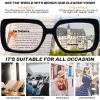 OCCI CHIARI Bifocal Reading Glasses for Men Women Transition Readers Far and Near (3.0x Black) view 3