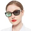 OCCI CHIARI Transition Photochromic Bifocal Reading Glasses Womens,Large Clear UV Protection Sunglasses Readers1.0 1.5 2.0 2.5 3.0 3.5 4.0(Black +350) view 1