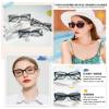 OCCI CHIARI Transition Photochromic Bifocal Reading Glasses Womens,Large Clear UV Protection Sunglasses Readers1.0 1.5 2.0 2.5 3.0 3.5 4.0(Black +350) view 2