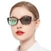 OCCI CHIARI Transition Photochromic Bifocal Reading Glasses Womens,Big Clear UV Protection Sunglasses Readers1.0 1.5 2.0 2.5 3.0 3.5 4.0(Tortoise +100) view 1