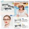 OCCI CHIARI Transition Photochromic Bifocal Reading Glasses Womens,Big Clear UV Protection Sunglasses Readers1.0 1.5 2.0 2.5 3.0 3.5 4.0(Tortoise +100) view 2