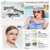 OCCI CHIARI Transition Photochromic Bifocal Reading Glasses Womens,Trendy Clear UV Protection Sunglasses Readers1.0 1.5 2.0 2.5 3.0 3.5 4.0(Clean +300) view 2