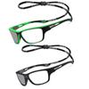 2pcs Transition Photochromic full lens Reading Glasses For Men women computer Sports Square Magnifier Readers Sunglasses (2pcs-black&green, 0, multiplier_x) view 1