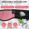 TOPOINT Sleep Mask with Bluetooth Headphones, Breathable Silk Eye Mask for Sleeping Men Women, Bluetooth Sleep Mask Blackout with Speakers, Microphone Handsfree, USB C for Travel Meditation Gifts view 2