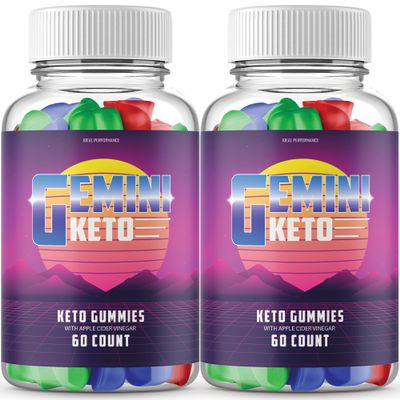 IDEAL PERFORMANCE (2 Pack) Gemini Keto Gummies (120 Gummies)