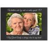 Whether Side By Side or Miles Apart My Great_Aunty is Always Close to my Heart Anodized Aluminum Metal Wall/Tabletop Family Photo Picture Memories Landscape Premium 5x7 Black Frame with Easel, Glass view 1