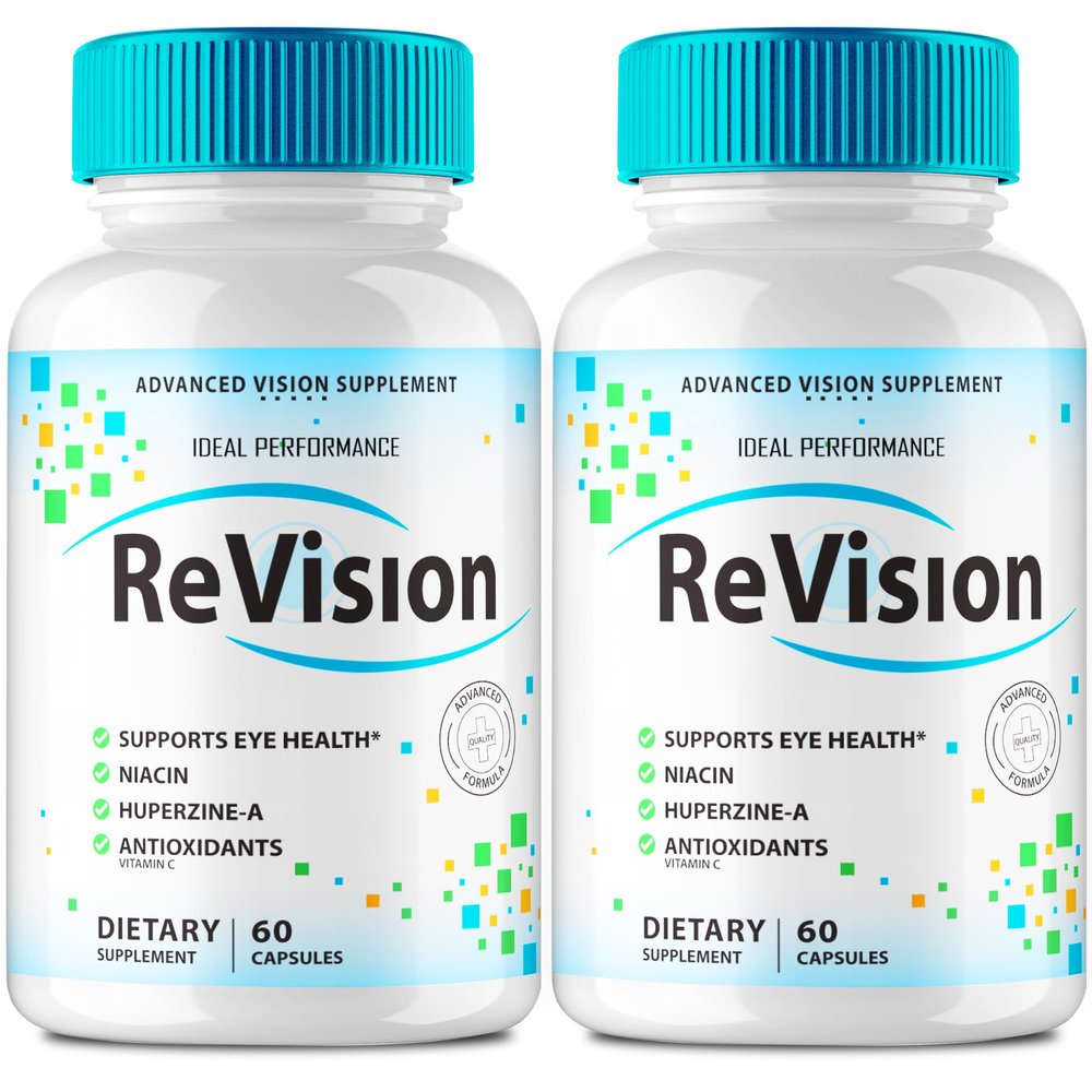 IDEAL PERFORMANCE (2 Pack) Revision Eye Supplement Pills Advanced Vision 2.0 Eye Care Complex Vitamin Capsules Pro (120 Capsules)
