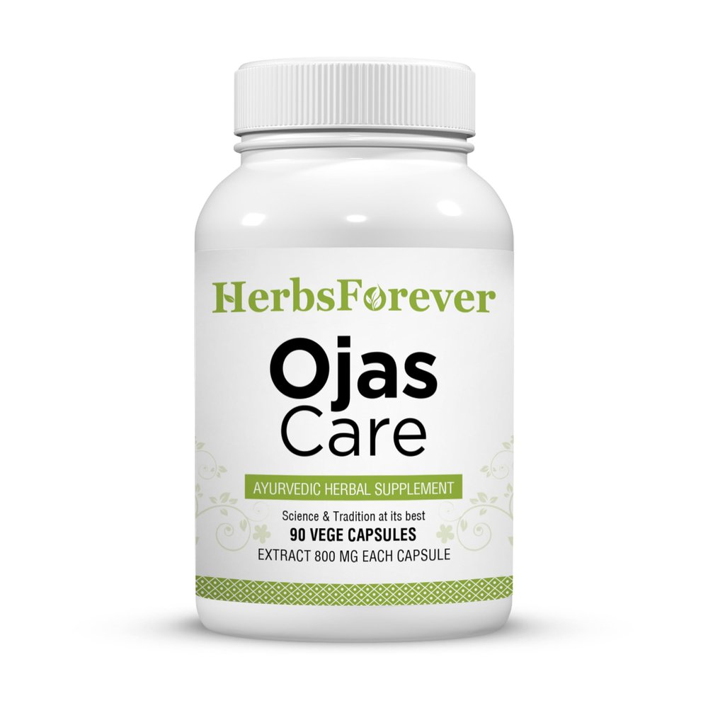 Herbsforever Ojas Care Capsules Nutritional Supplement Promotes Body Energy 90 Capsules
