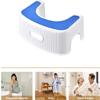 WCPQT Not-Slip with Handle Bathroom Toilet Stool,Sturdy Portable Toilet Stool,for Adults Children-Blue 39.2x25x13.7cm(15x10x5inch) view 4