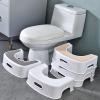 WCPQT Not-Slip with Handle Bathroom Toilet Stool,Sturdy Portable Toilet Stool,for Adults Children-Orange 39.2x25x13.7cm(15x10x5inch) view 2