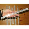 1 Pcs Selenite Crystal Stick 10"-12" x 0,25" Large Raw Rough Wand Clearing Energy view 1