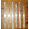 1 Pcs Selenite Crystal Stick 10"-12" x 0,25" Large Raw Rough Wand Clearing Energy view 3