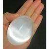1 Pcs XL Natural Selenite Palm Stone Rock Crystal Healing Reiki Polished Worry Stone view 4