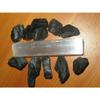 1/4 lb Home Protection Black Tourmaline Rough Stones+Selenite Wand/ Stick 4" view 3