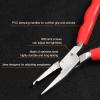 SPEEDWOX 6 Inches Nose Pad Pliers Stainless Steel Eyeglasses Repairing Plier, Optical Glasses Frames Repair Assembling & Adjusting Hand Tools with Screwdriver and Glasses Cloth view 2