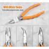 SPEEDWOX 6 Inches Bent Nose Plier Stainless Steel Eyeglasses Repairing Plier, Optical Glasses Frames Repair Assembling & Adjusting Hand Tools with Screwdriver and Glasses Cloth view 4