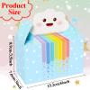 Tevxj 24 Pack Rainbow Party Favor Boxes Cloud Birthday Treat Bags Pastel Rainbow Theme Candy Goodies Valentine's Day Gift Box for Kids Girl Baby Shower Birthday Party Decorations Supplies view 2