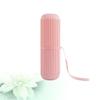 Zerodeko 1pc Portable Toothbrush Storage Box Creative Travel Toothbrush Container for Couples Compact Tooth-Brushing Cup for Home and Trip Use and Stylish Design view 3