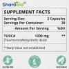 Sharoaid TUDCA Liver Support Supplements 1200 mg-Third Party Tested-Bile Salts for Liver Detox Cleanse-High Strength Formula-Vegan Capsules for Liver,Gallbladder,Kidney Health,2 Bottle-120 Capsules view 4