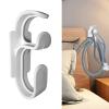 CPAP Hose Hanger with Anti-Unhook Feature - Damage-Free Hanging CPAP Mask Hook and CPAP Hose Holder  Damage-Free Adhesive StripAvoids CPAP Hose Tangle and Allows You to Sleep Better (1) view 1