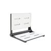 Folding Shower Seat - Wall Mount Bench for Inside Shower / ADA Bathroom Assist / 304 Stainless Steel / Phenolic Resin / Oil Rubbed Bronze / 18" x 16" view 1