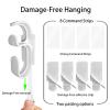 CPAP Hose Hanger with Anti-Unhook Feature - Damage-Free Hanging CPAP Mask Hook and CPAP Hose Holder  Damage-Free Adhesive StripAvoids CPAP Hose Tangle and Allows You to Sleep Better (2 PCS) view 2