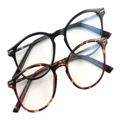 Design Optics by Foster Grant McKay Blue Light Reading Glasses, 2-pack (Black/Brown, 1.50), Medium