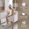 Folding Shower Seat - Wall Mount Bench for Inside Shower / Bathroom Safety Assist / 304 Stainless Steel / Phenolic Resin / Polished Chrome / 26" x 16" view 4
