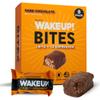 WAKEUP! Caffeinated Rice Crisp Energy Bites, Dark Chocolate, 8 Pack | 175mg Caffeine Per Bar = 1.5 Espressos | Vegan, Gluten-Free, Kosher | Coffee Alternative for Focus, Study, Gym & Work view 1