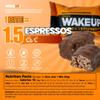 WAKEUP! Caffeinated Rice Crisp Energy Bites, Dark Chocolate, 8 Pack | 175mg Caffeine Per Bar = 1.5 Espressos | Vegan, Gluten-Free, Kosher | Coffee Alternative for Focus, Study, Gym & Work view 2