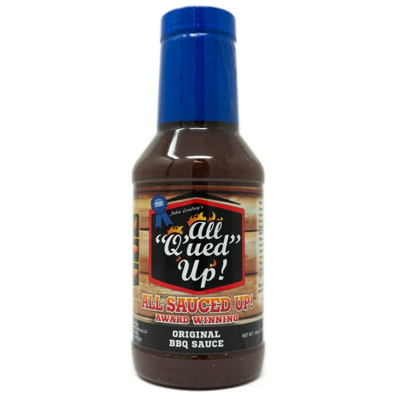 All Q'ued Up! Award Winning Original BBQ Sauce with Honey and Heat