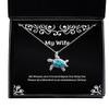 Take Thai Real Origin Brilliant Wife, All Women are Created Equal but Only The Finest are Married to, Beautiful Opal Turtle Necklace for Wife from Husband view 1