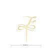 Wedding Cake Topper Letter F Cake Topper Wedding Anniversary Birthday Party Cake Decoration Supplies Cake Toppers Acrylic view 4