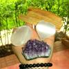 1 Set Meditation Kit Selenite Heart and Palm Stone Amethyst Cluster Palo Sant Reiki view 2
