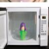 HORNO Angry Mama Microwave Oven Steam Cleaner and Disinfects With Vinegar and Water for Kitchens (Green) view 2