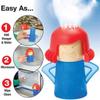 HORNO Angry Mama Microwave Oven Steam Cleaner and Disinfects With Vinegar and Water for Kitchens (Blue) view 2