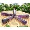1 Pcs Amethyst Wand Natural Quartz Stone Reiki Crystal Healing 2.5" Faceted view 2