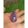 1 Pcs Amethyst Wand Natural Quartz Stone Reiki Crystal Healing 2.5" Faceted view 3