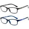 EYEURL Blue Light Blocking Readers for men Women - 2 Pair Ladies Computer Reading Glasses +3.25 Stylish TR90 Rectangular Frames view 2