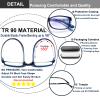 EYEURL Blue Light Blocking Readers for men Women - 2 Pair Ladies Computer Reading Glasses +3.25 Stylish TR90 Rectangular Frames view 4