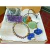 10 Pieces Healing Crystals kit Amethyst/Selenite/Geode/Orgone/Hematite Brace/Tourmaline view 3