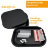 LOSTABA Rolling Tray with Magnetic Lid, Metal Tray with Cover, Comes with Sticker (7'x5') view 3