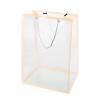 10Pcs Clear Flower Bouquet Bags with Handles Transparent Floral Gift Presents Packaging Boxes Florist Flower Tote Bags for Mother's Day Wedding Birthday Anniversary Housewarming Valentine Day view 3
