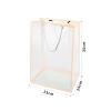 10Pcs Clear Flower Bouquet Bags with Handles Transparent Floral Gift Presents Packaging Boxes Florist Flower Tote Bags for Mother's Day Wedding Birthday Anniversary Housewarming Valentine Day view 4