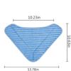 10 Pack Washable Replacement Microfiber Mop Pads for PurSteam ThermaPro Elite 12 in 1 and PureClean XL Rolling Steam Cleaner view 2
